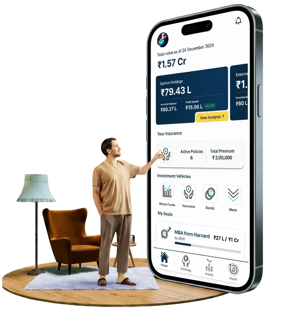 Epsilon Money app dashboard